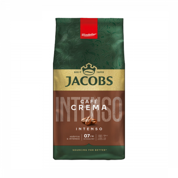 Jacobs Caffe Crema Intenso, Ganze Bohne, 1kg